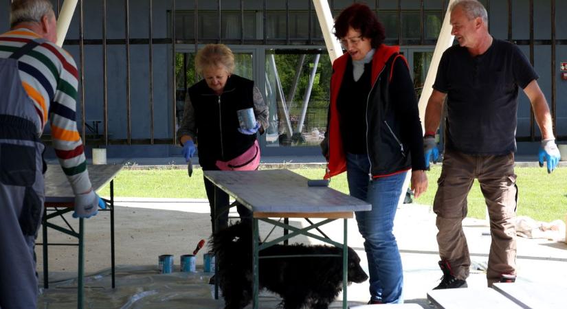 Abasáriak tették szebbé a kegyhelyet