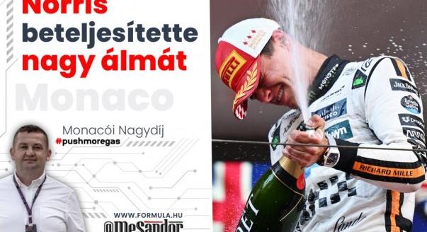 Helyszíni: Norris beteljesítette gyerekkori álmát