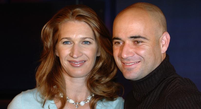 Záporoznak a gratulációk: Steffi Graf és Andre Agassi ölelkezve jelentették be a nagyszerű hírt