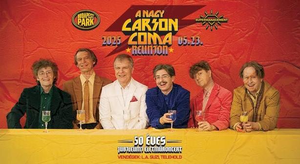 Megnéztük a Nagy Carson Coma Reunion koncertet a Budapest Parkban