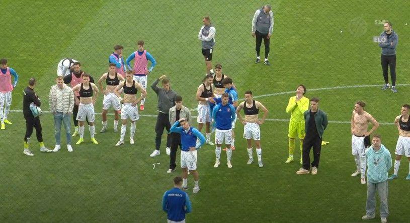 Fehérváron is levetették a mezt a játékosokról