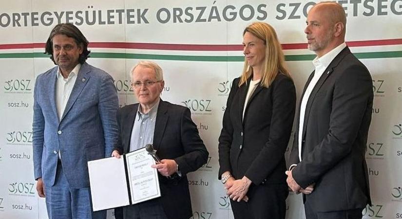 Életműdíjat kapott a nyíregyházi sportvezető