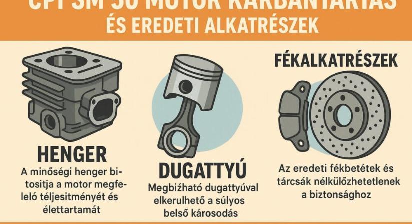 Hol lehet eredeti CPI SM 50 motorkerékpár-alkatrészeket beszerezni?