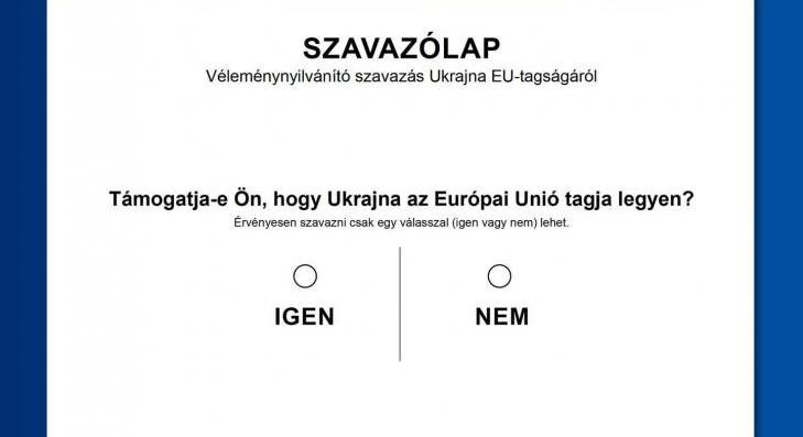 Mától online is lehet szavazni Ukrajna EU-tagságáról 