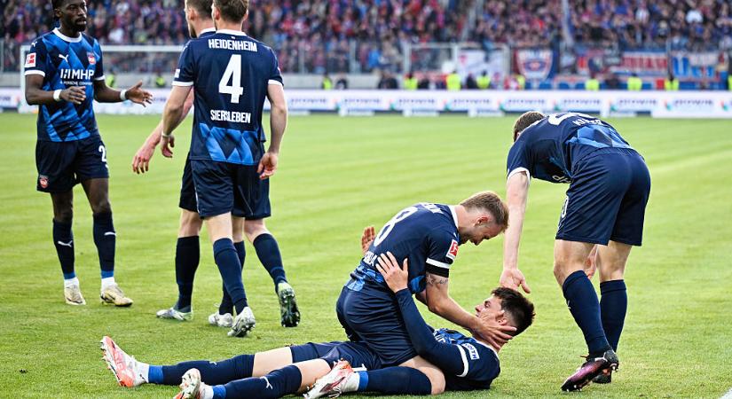 Bundesliga osztályozó: megőrizte élvonalbeli tagságát a Heidenheim! – videóval