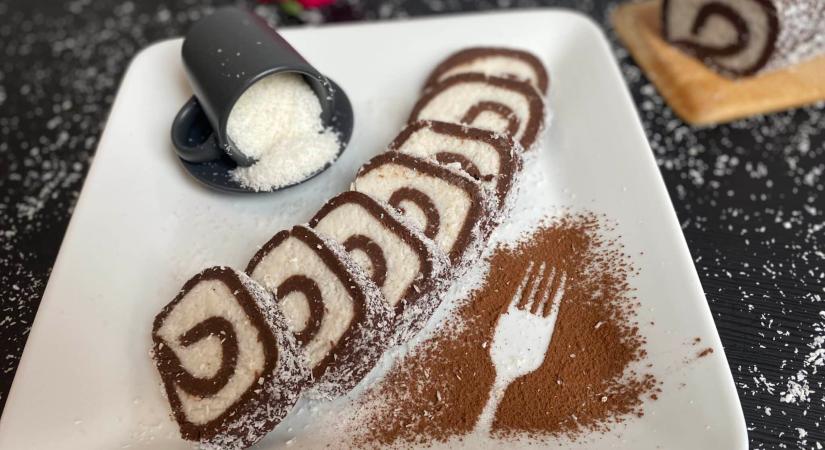 Extra krémes, kókuszos keksztekercs – kókuszimádóknak erősen ajánlott