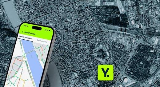 AI-alapú parkolóhelykereső a Yettel alkalmazásban