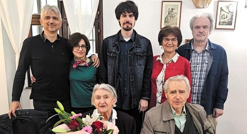 90. életévét töltötte be a hortobágyi Kovács Barnabásné Marika néni