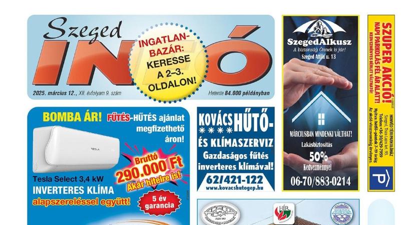 Szeged Infó 2025.03.12-i lapszáma: