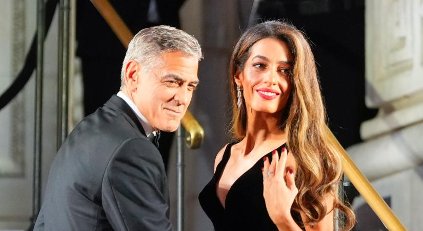 Amal Clooney a világ legszebb ruhájában tündökölt: arany Alexander McQueen kreációja minden nő álma