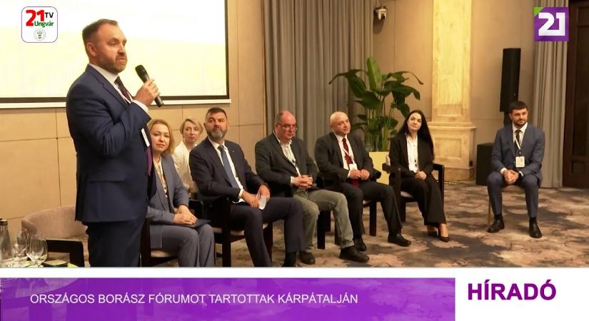 Országos borász fórumot tartottak Kárpátalján (videó)