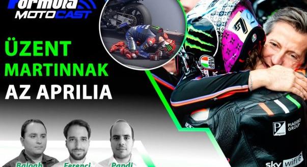 Üzent Martinnak az Aprilia – Formula Motocast