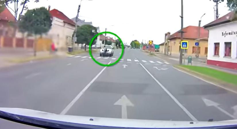 Gázolást vettek videóra, sokaknak tanulságos lehet az eset