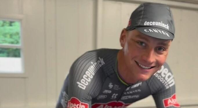 Újra edzésben Mathieu van der Poel