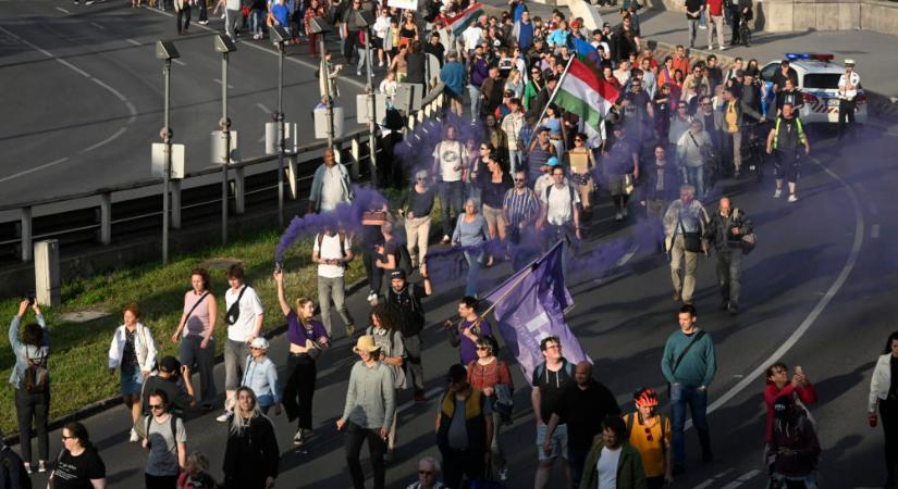 Szabálysértési eljárás indult a keddi, fővárosi jogellenes gyűléssel kapcsolatban