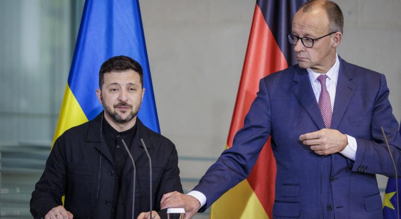 A német kancellár ígéretet tett arra, hogy támogatják Ukrajnát a nagy hatótávolságú rakéták gyártásában