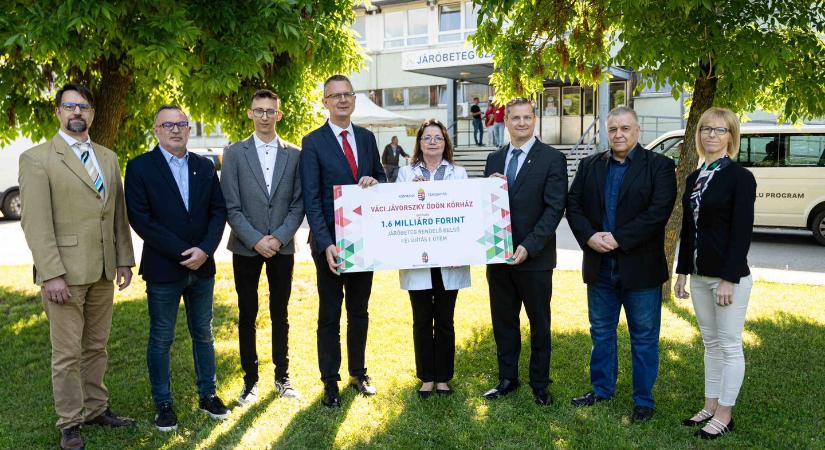 Rétvári Bence: megújul a Váci Jávorszky Ödön Kórház járóbeteg szakrendelője