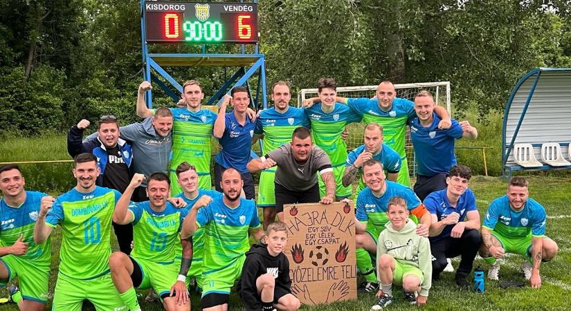 A maga dolgát megtette a Dombóvár, de vasárnapig izgulnia kell