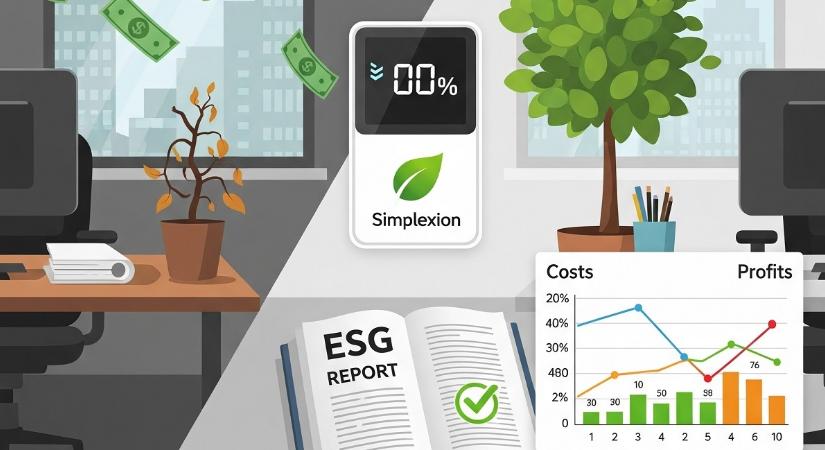 ESG Megfelelés és Költségcsökkentés kézen fogva: Így támogatja a Simplexion a vállalati fenntarthatóságot