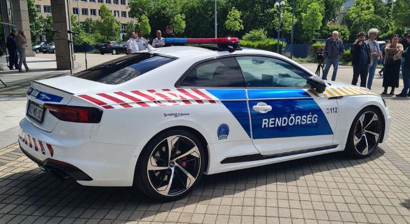 A rendőrség 450 lóerős Audival gazdagodott