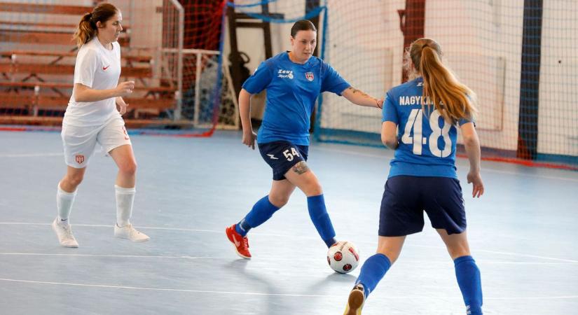 A kanizsai női csapat a futsal élvonalba kerülésért játszik