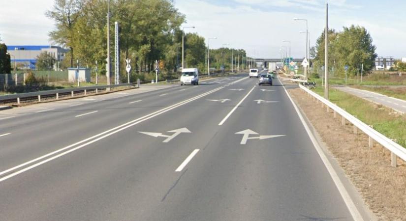 Hármas karambol Debrecen határában
