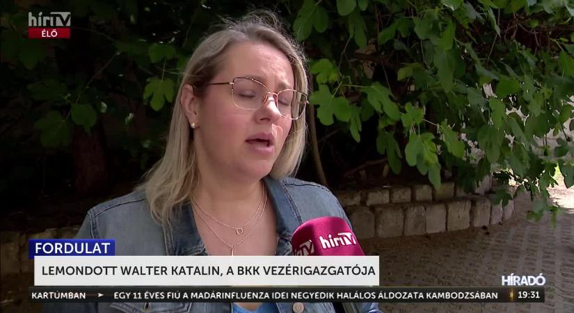 Felmondott Walter Katalin, a BKK Zrt. vezérigazgatója  videó