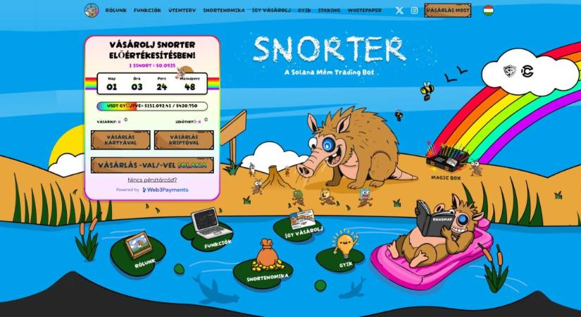 Elindult a Snorter Token (SNORT) előértékesítése!