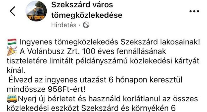 Ingyenes buszosát ígérnek a szekszárdiaknak, de ne dőljünk be a csalóknak!