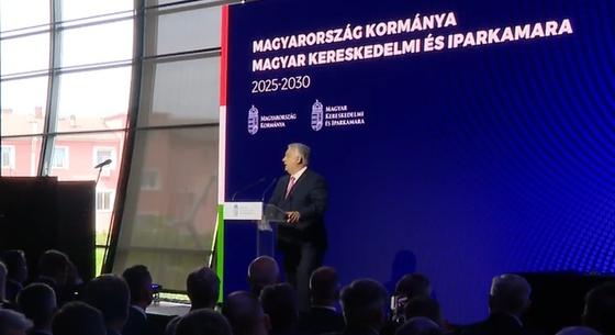 Orbán az iparkamara gyűlésén agitált Ukrajna ellen, és már 2026 utánra is megígért mindent a vállalkozóknak