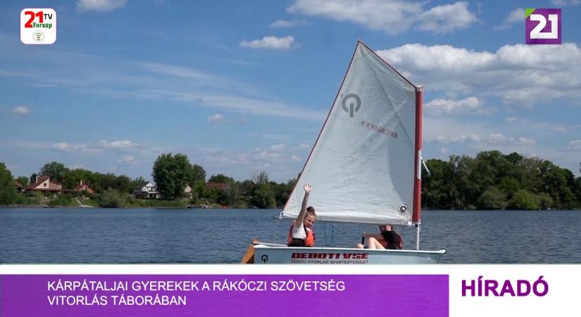 Kárpátaljai gyerekek a Rákóczi Szövetség Vitorlás Táborában (videó)