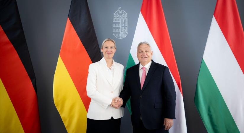 Orbán Viktor miniszterelnök Alice Weidellel tárgyalt