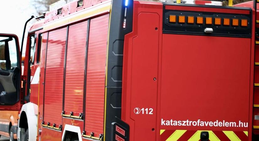Kigyulladt egy épület a zalai faluban