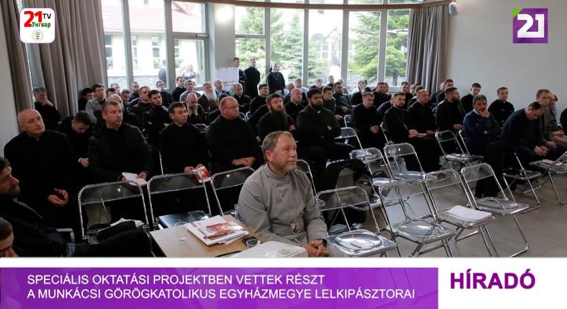 Speciális oktatási projektben vettek részt a Munkácsi Görögkatolikus Egyházmegye lelkipásztorai (videó)