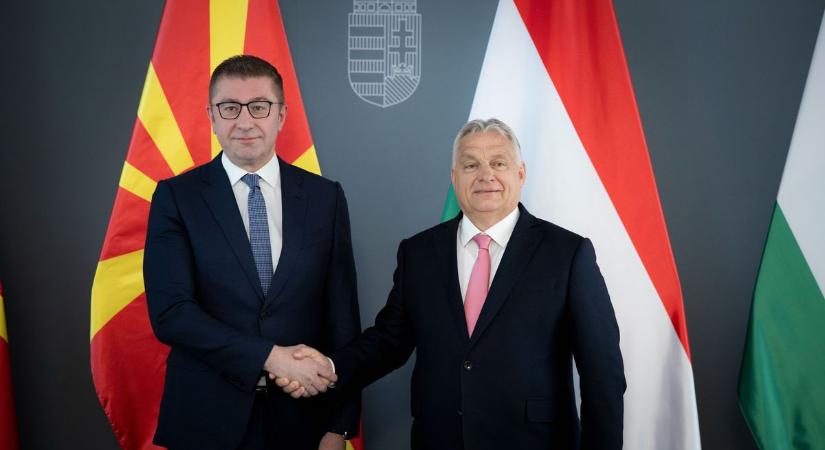 A magyar miniszterelnök az észak-macedón elnökkel tárgyalt