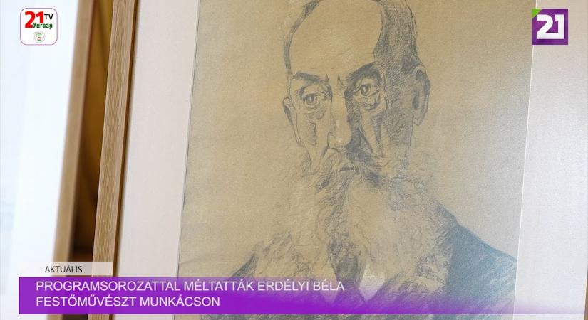 Aktuális (2025.05.30) Programsorozattal méltatták Erdélyi Béla festőművészt Munkácson (videó)