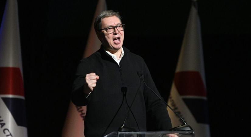 Vučić: Az emberek idegesek és a tüntetéseket tartják az ország legnagyobb problémájának