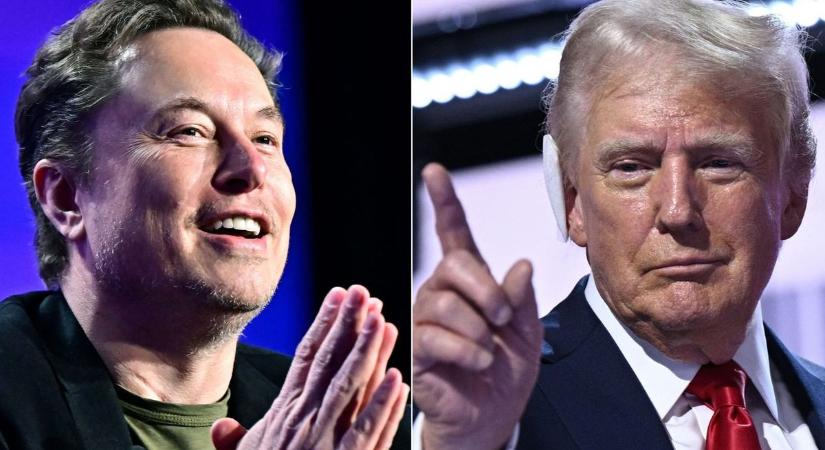 Elon Musk jókora monoklival a szeme alatt vette át különleges búcsúajándékát Donald Trumptól (VIDEÓ)