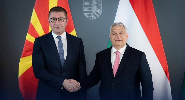 Orbán Viktor az észak-macedón elnökkel tárgyalt