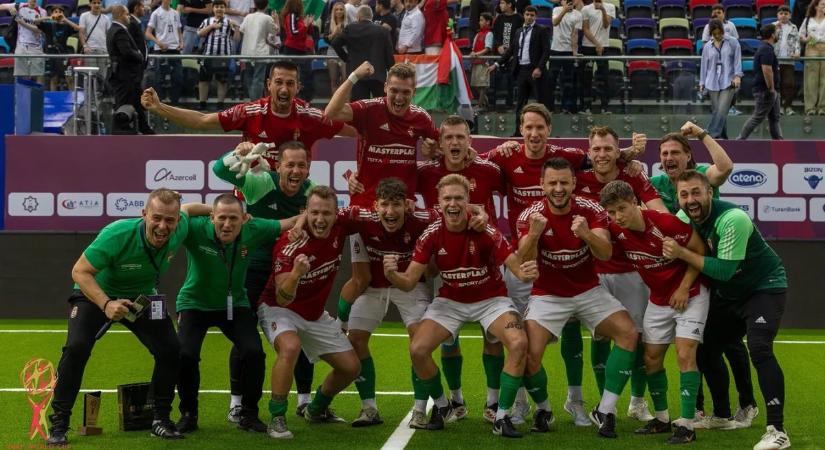 A tiszafüredi kapus bravúrjaival vb-döntőben a minifutball válogatottunk