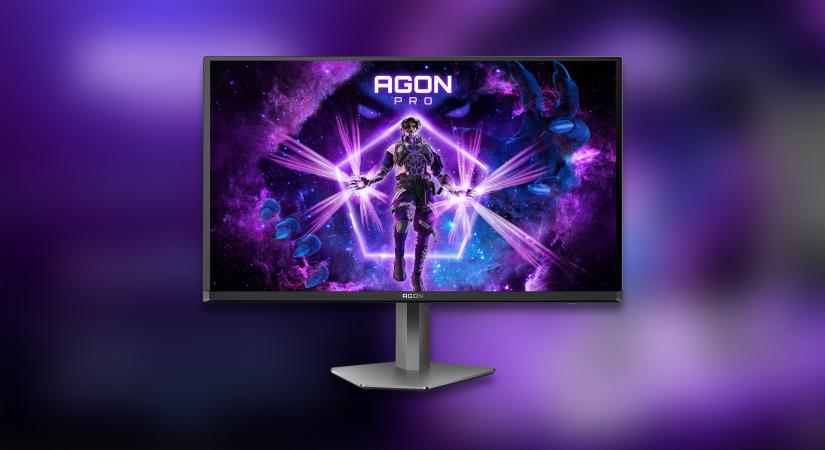 Az AGON by AOC bemutatta új UHD 240 Hz-es QD-OLED gamer monitorát