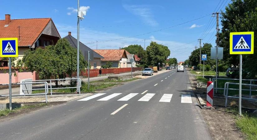 Biztonságosabbá vált a hajdú-bihari település közlekedése