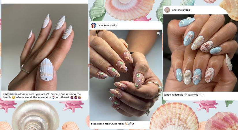 10 mesés kagylós köröm, amiben sellőnek érzed magad