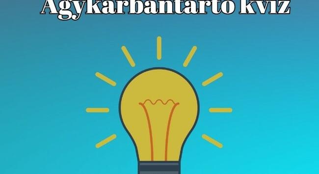 Hahó! Megérkezett az agykarbantartó napi kvíz ellátmány