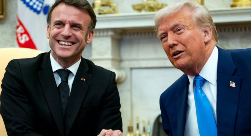 Házassági tanácsokat adott Trump Macronnak, miután a francia elnököt nyilvános arcon vágta felesége