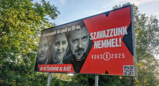 Szélesvásznú ukránozás: új óriásplakátokon riogat a kormánypropaganda