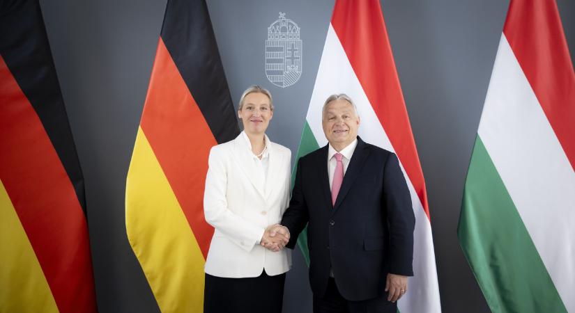 Orbán Viktor miniszterelnök Alice Weidellel tárgyalt