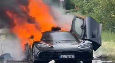 Leégett egy egymilliárdos AMG One Németországban