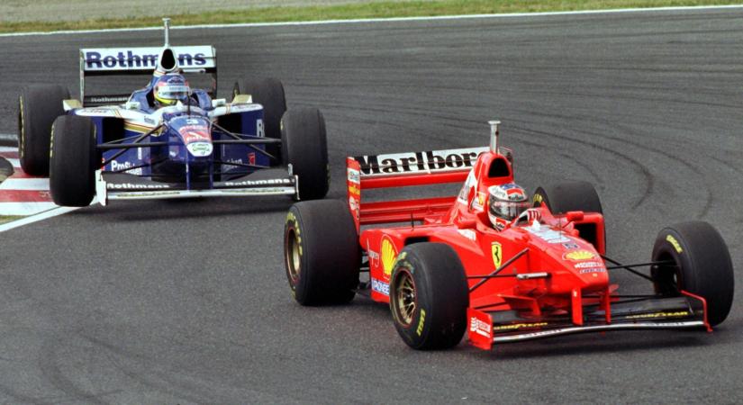 Az F1 egyik legvitatottabb párbaja Michael Schumacher kizárását hozta