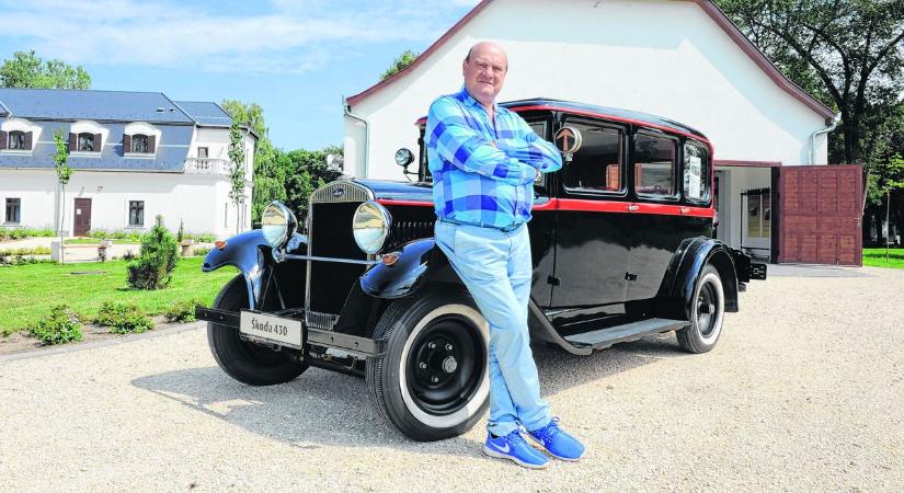 Szaszala László régi idők nagy tanúja, aki a műszaki vizsga nyíregyházi bölcsőjét ringatta